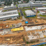 BTP CÔTE D’IVOIRE : CONSTRUCTION DE LA TOUR DE L&rsquo;ENTENTE, LES TRAVAUX FONT S&rsquo;ELEVER UNE SKYTOWER AU PLATEAU D&rsquo;ABIDJAN