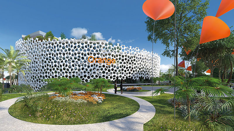 Siège Orange Côte d'Ivoire : Projet de Maquette Architecture